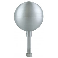 12" Clear Anodized Aluminum Ball