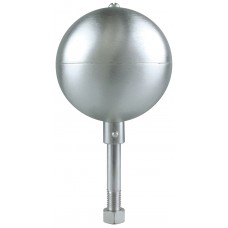 10" Satin Aluminum Ball
