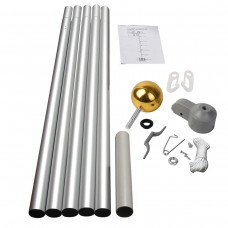 20' Sectional Aluminum Flagpole 20' Sectional Aluminum Flagpole