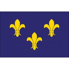 6x10' Nylon Fleur De Lis Blue Flag 6x10' Nylon Fleur De Lis Blue Flag