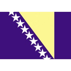 4x6" Hand Held Bosnia-Herzegovina Flag
