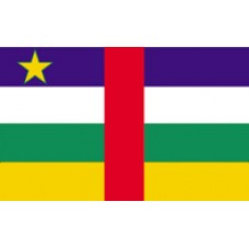4x6" Hand Held Central African Republic Flag