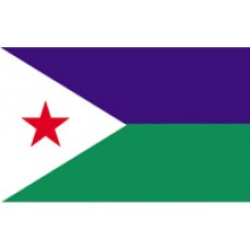 3x5' Lightweight Polyester Djibouti Flag