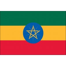 4x6" Hand Held Ethiopia Flag