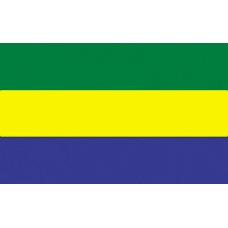 4x6' Nylon Gabon Flag