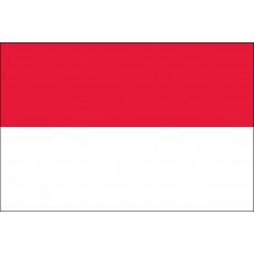 4x6" Hand Held Indonesia Flag