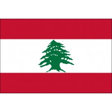 5x8' Nylon Lebanon Flag