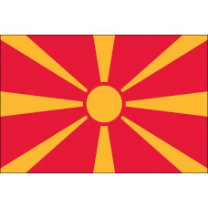 6x10' Nylon Macedonia Flag 6x10' Nylon Macedonia Flag