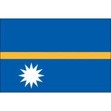 4x6" Hand Held Nauru Flag