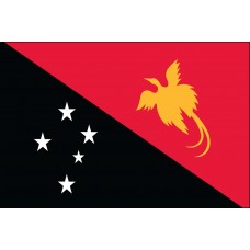 4x6" Hand Held Papua New Guinea Flag
