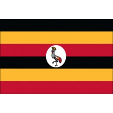 2x3' Nylon Uganda Flag