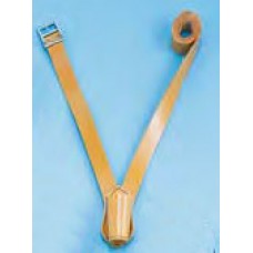 Single Leather Parade Carrying Belt (Tan)