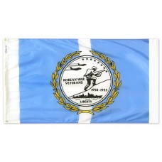 4x6" Hand Held Korean War Veterans Flag