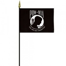 4x6" Hand Held POW-MIA Flag