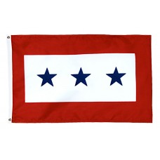 3 Blue Star Service Flag