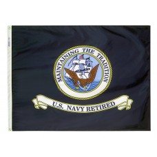 3x4' Nylon Navy Retired Flag