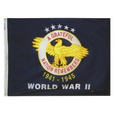 4x6" Hand Held World War 2 Commemorative Flag