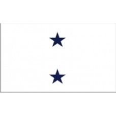 3x5' Nylon Rear Admiral Officer (non-seagoing) Flag