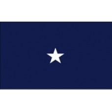6x10' Nylon Rear Admiral Lower Half Officer (seagoing) Flag