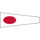 No. 10 "1" Pennant - Grommets No. 10 "1" Pennant - Grommets