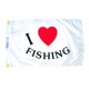 12x18" Nylon I Love Fishing Flag 12x18" Nylon I Love Fishing Flag