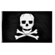 12x18" Nylon Jolly Roger Flag 12x18" Nylon Jolly Roger Flag