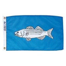 12x18" Nylon Striped Bass Flag