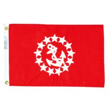 12x18" Nylon Vice Commodore Flag