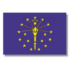 4x6" Hand Held Indiana Flag