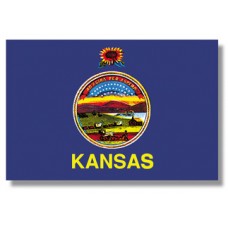 3x5' Lightweight Polyester Kansas Flag
