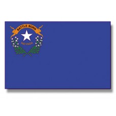 4x6" Hand Held Nevada Flag