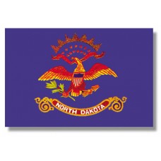 4x6" Hand Held North Dakota Flag