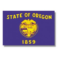 4x6" Hand Held Oregon Flag
