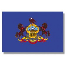4x6" Hand Held Pennsylvania Flag